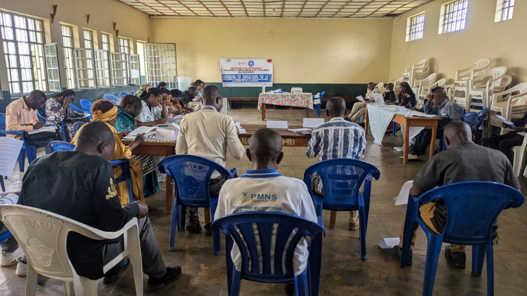 Formation des prestataires de soins sur la prevention et surveillance Ebola Bukavu