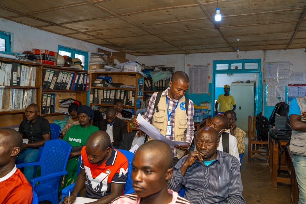 Formation relais communautaires sensibilisation Ebola Bukavu 2
